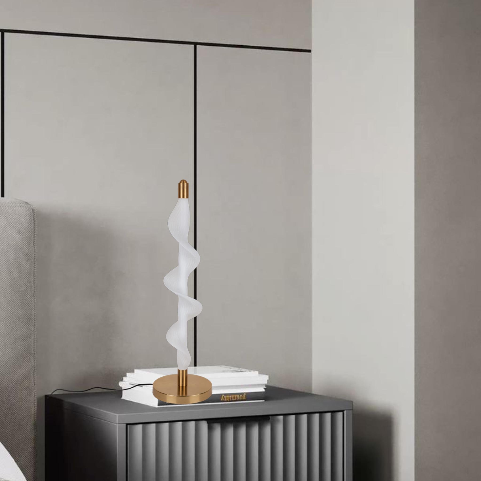 Настільна лампа приліжкова у гнучкій сітці Арт-деко Бронзовий (81-T3032 AB) - фото 4 Настільна лампа приліжкова у гнучкій сітці Арт-деко Бронзовий (81-T3032 AB) - фото 4