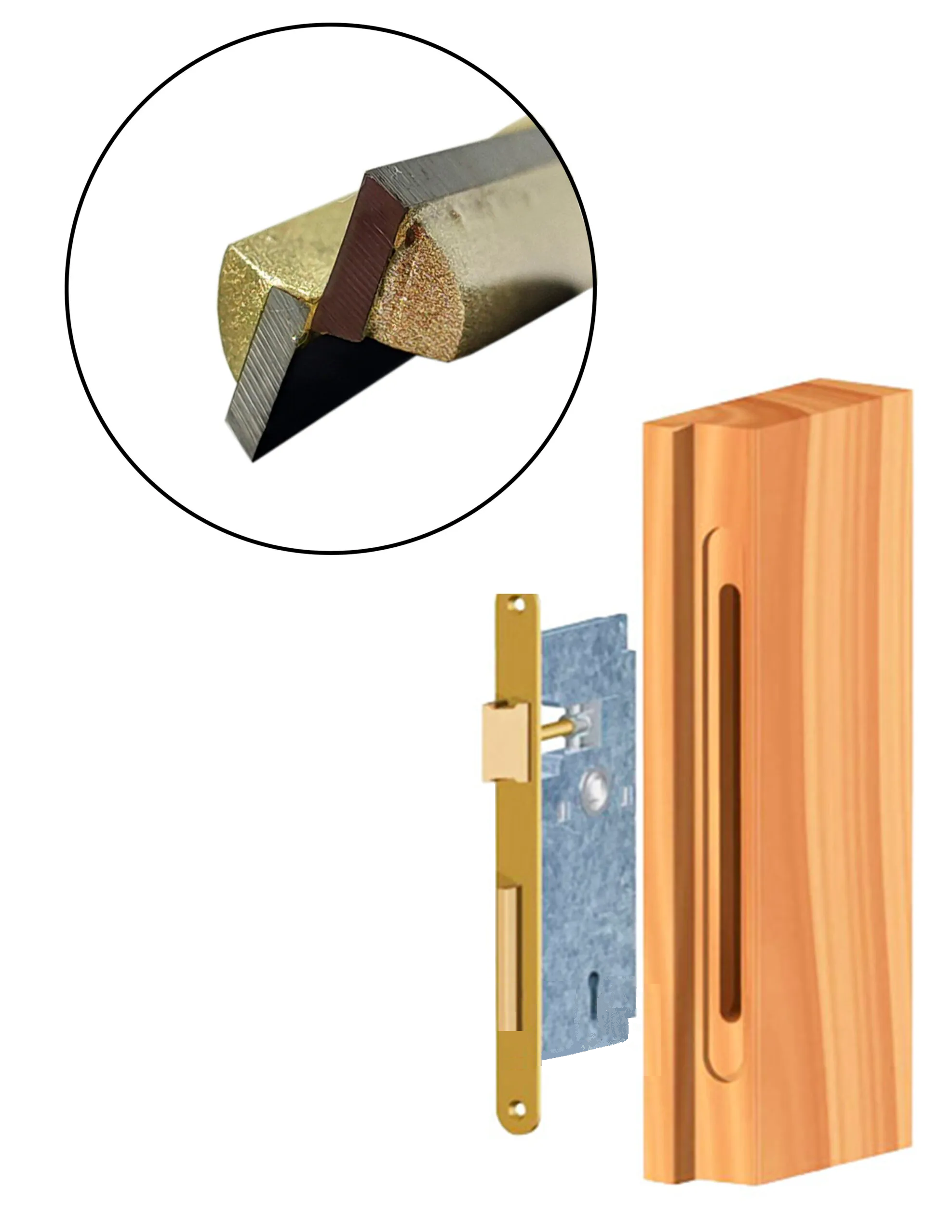 Фреза по дереву 1007 пазовая прямая 30х8х60 мм - фото 5 Фреза по дереву 1007 пазовая прямая 30х8х60 мм - фото 5