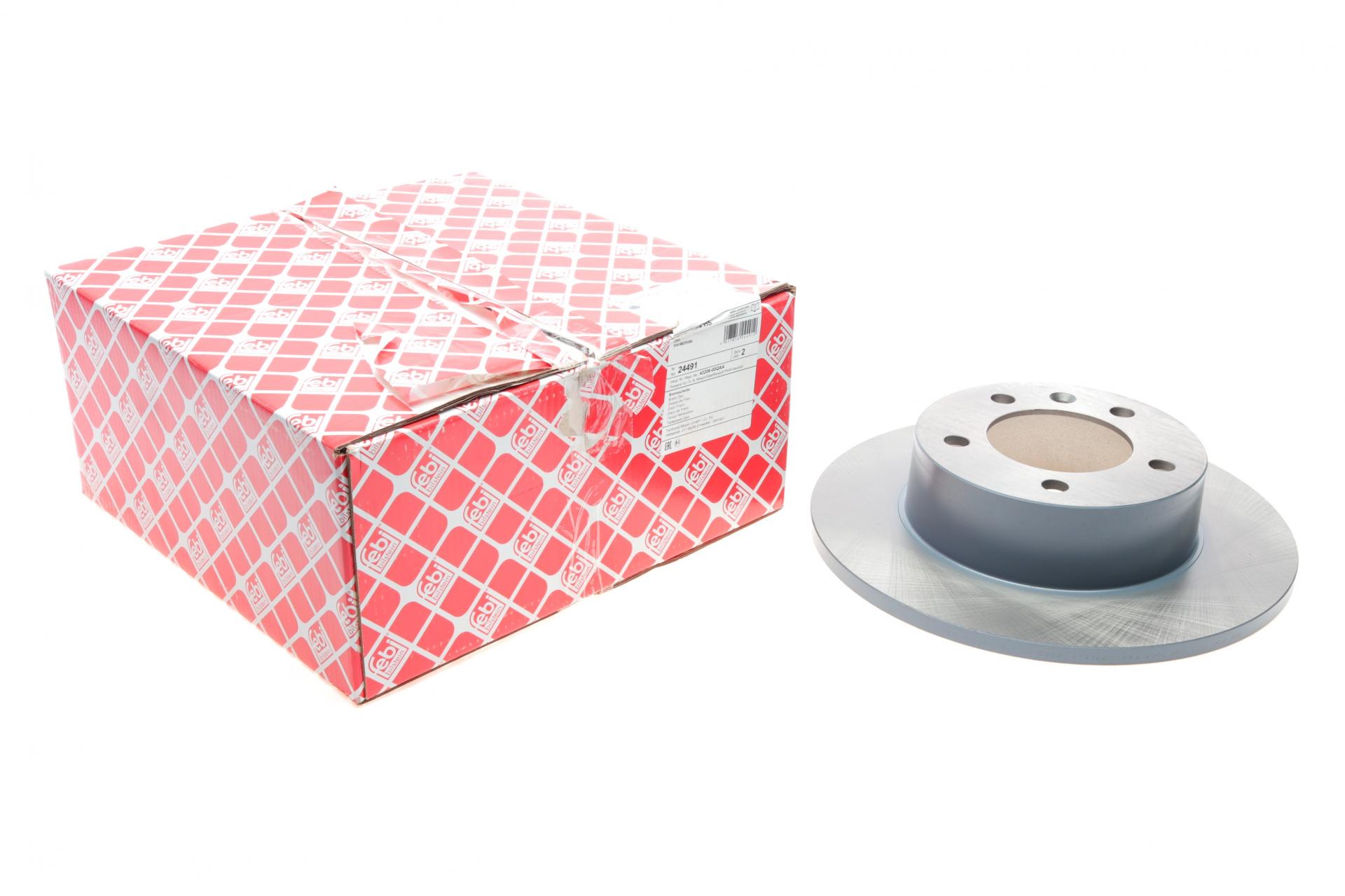 Диск гальмівний задній FEBI BILSTEIN Renault Master/Opel Movano 98- 305x12 мм (24491 FEBI BILSTEIN)