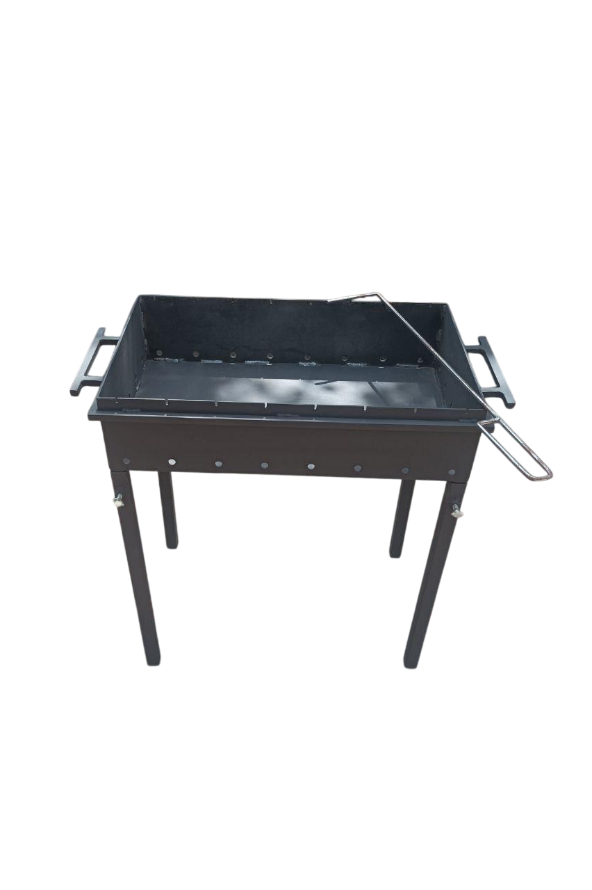 Мангал металевий на 8 шампурів 55x35 см (28282289)