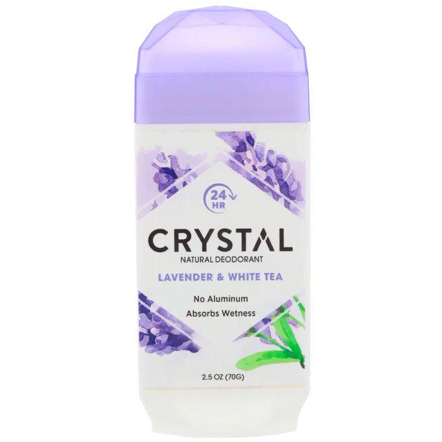 Натуральный дезодорант Crystal Body Deodorant Лаванда и белый чай 70 г (CBD-55275)