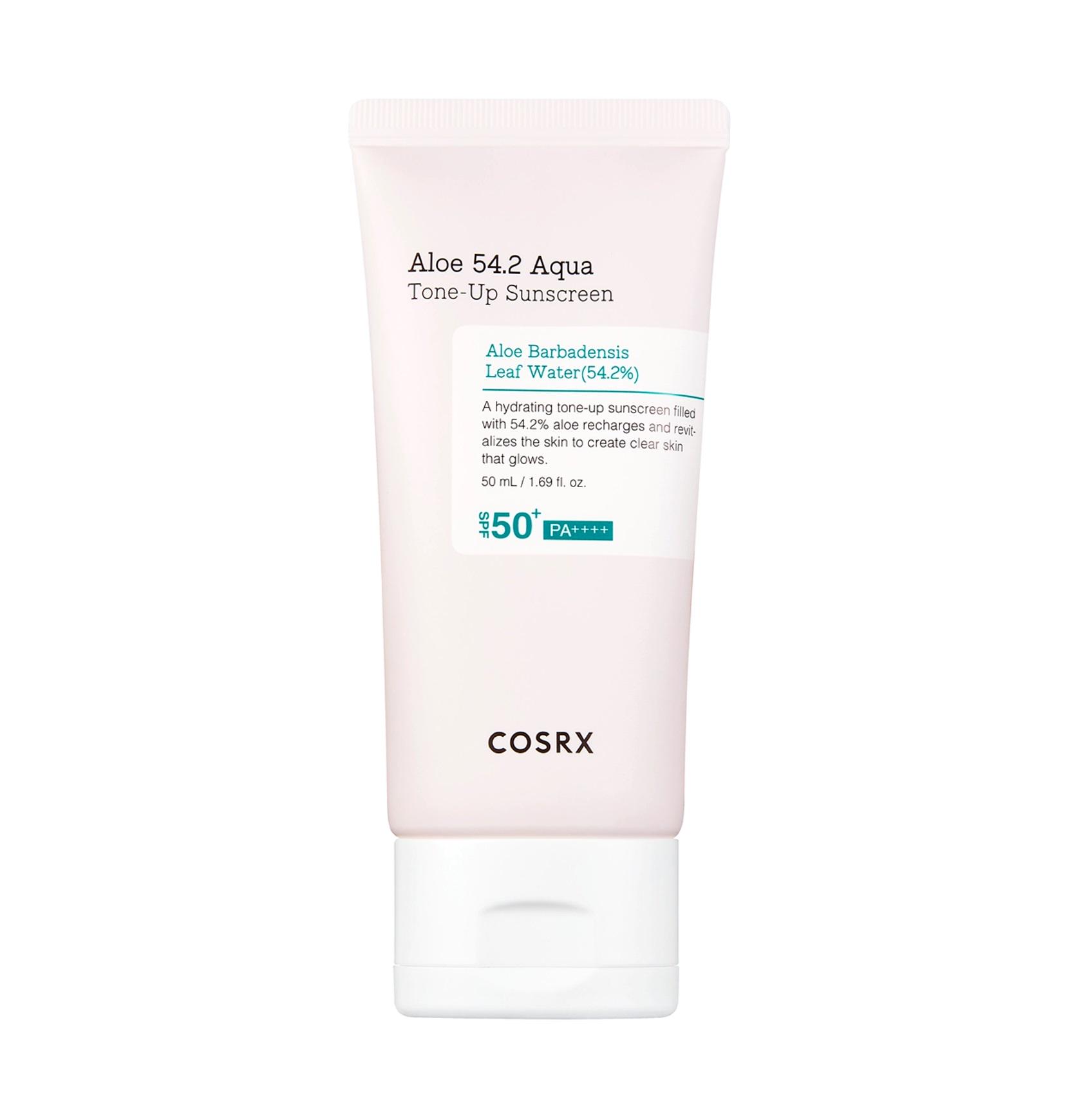 Крем для лица солнцезащитный Aloe 54.2 Aqua Tone-Up Sunscreen Cosrx 50 мл (8809598455405)