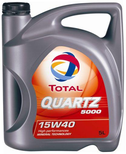 Моторное масло Total Quartz 5000 15W-40 5 л