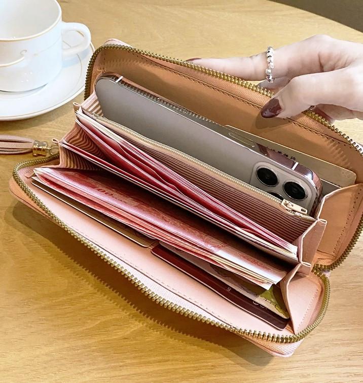 Клатч-кошелек женский Primolux Lady Wallet Pink/Brown (2045029658) - фото 5