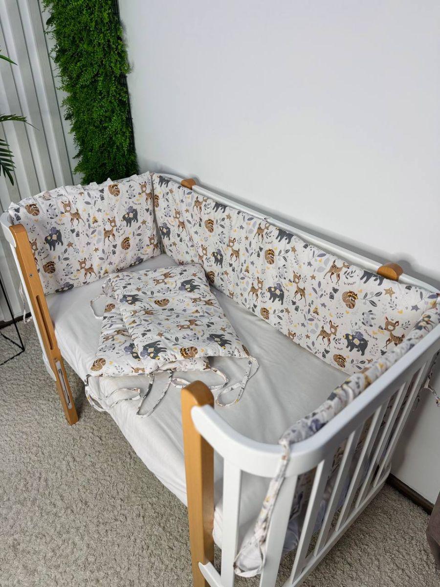 Бортики в ліжечко 4 частини 120х60 см (7731)