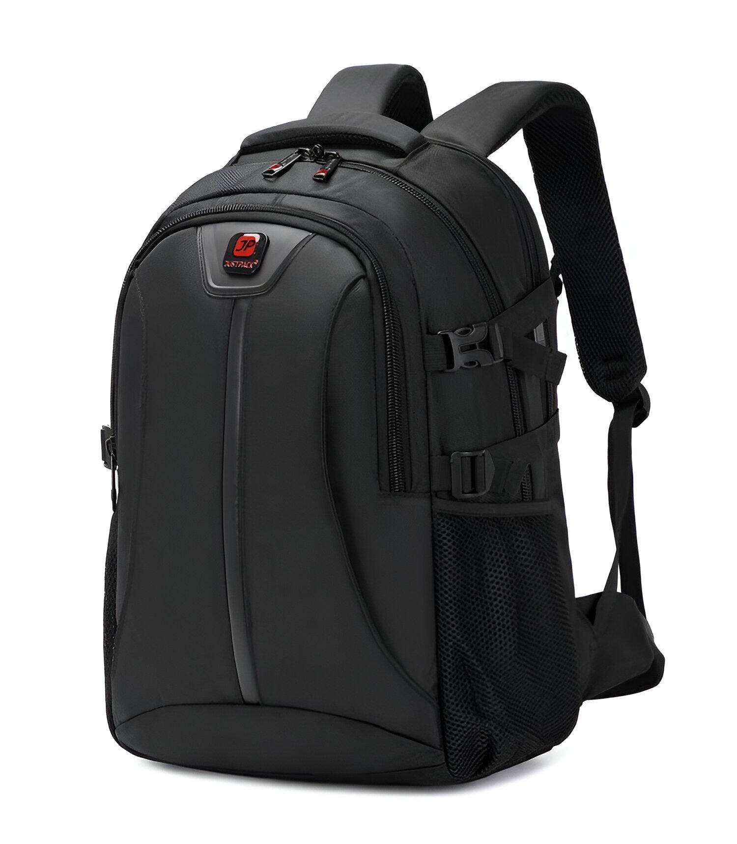 Рюкзак Justpack универсальный c USB 32х19х50 см Черный (8805) - фото 2