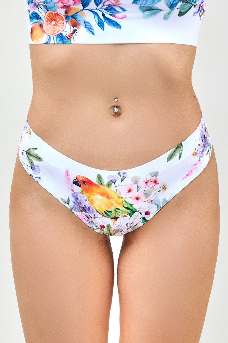 Трусики женские Mememe стринг с ярким принтом M Разноцветный (85085-60238-81)