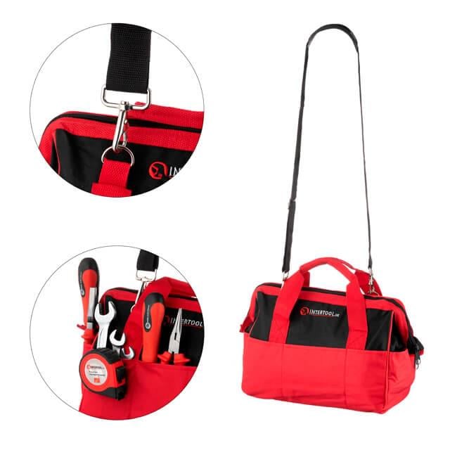 Сумка для инструмента Intertool BX-9003 на 20 карманов (116874) - фото 2