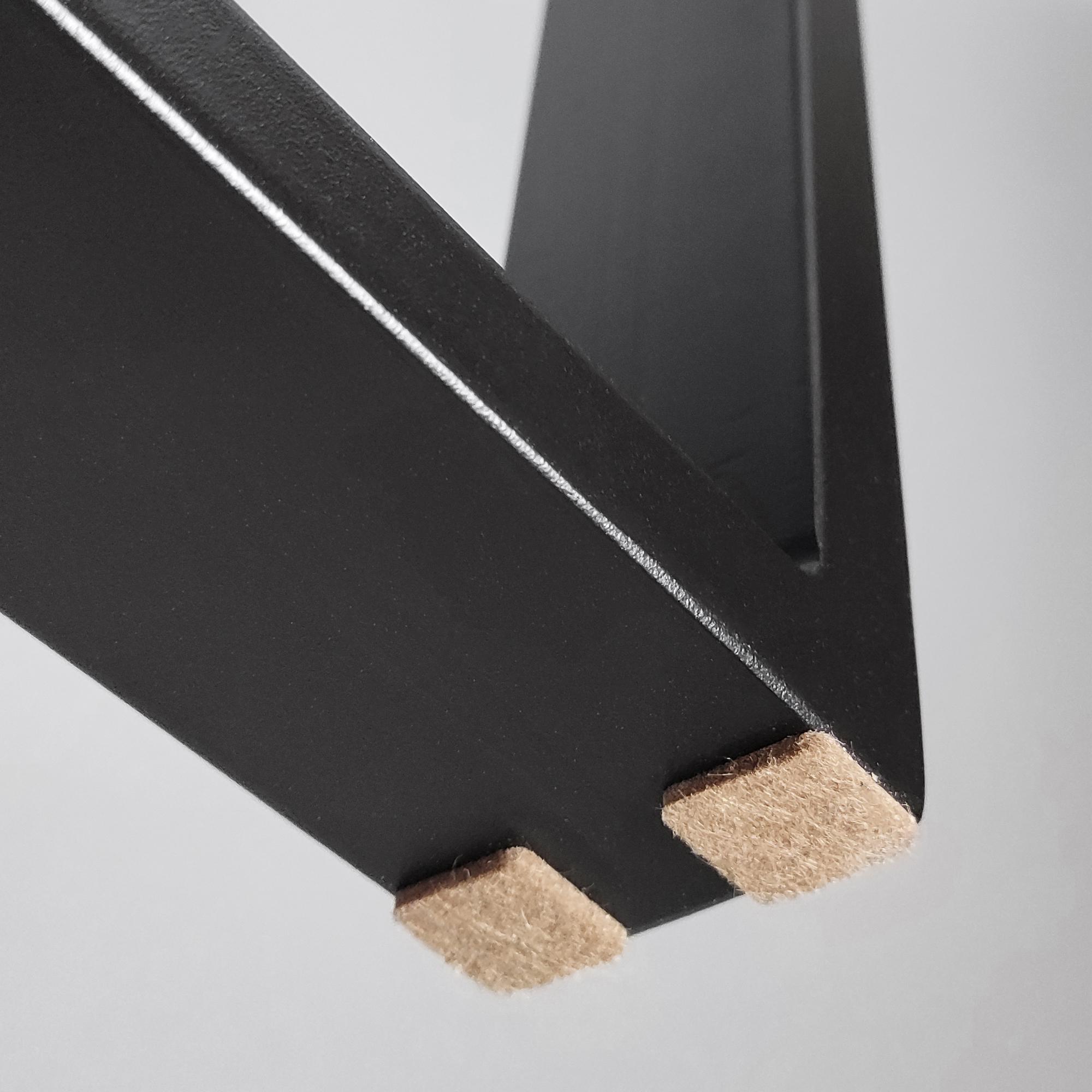 Опора для столу з металу 600х60 мм H 730 мм Чорний (1076) - фото 3 Опора для столу з металу 600х60 мм H 730 мм Чорний (1076) - фото 3