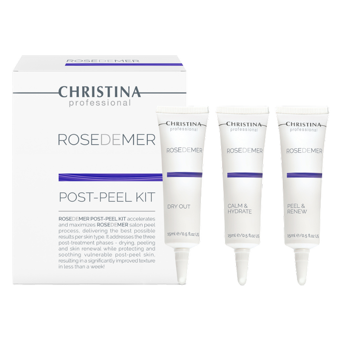 Набор для постпилингового ухода 3 препарата Christina Rose De Mer Post-Peel Kit (CHR650)