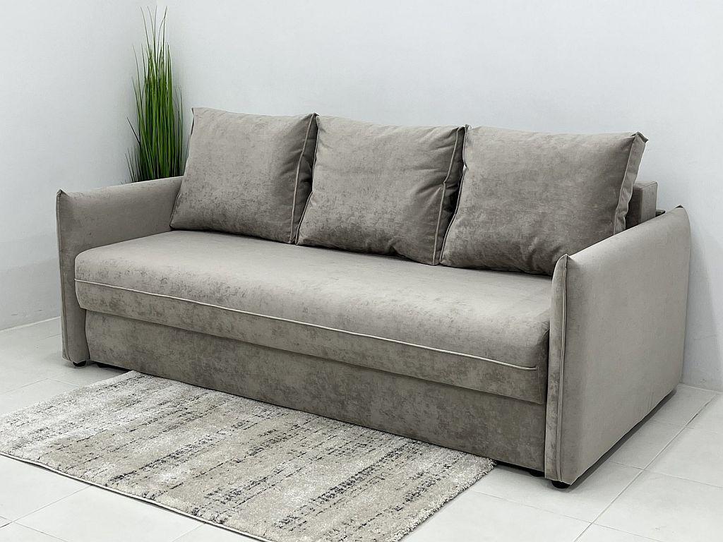 Диван ортопедичный раскладной Франц Вуди ЛДСП/дерево/ткань Серый