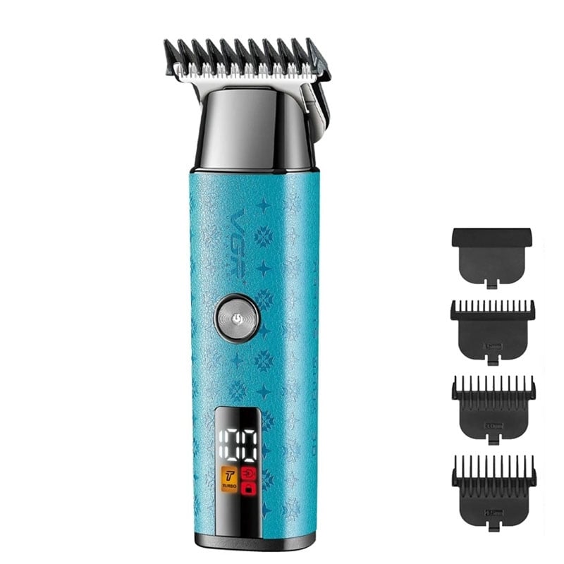 Машинка для стрижки аккумуляторная VGR V-943 10W Blue (tf7552)