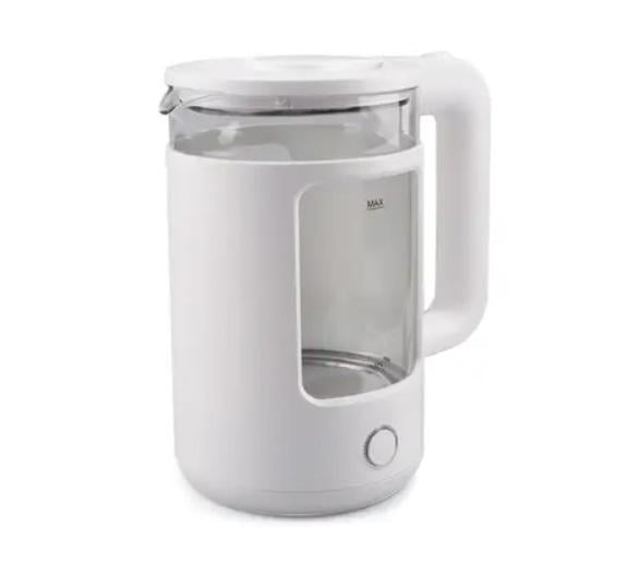 Электрочайник стеклянный Rainberg RB-2220 с подсветкой 2 л 2200W Белый (21-53-83634-04/4)