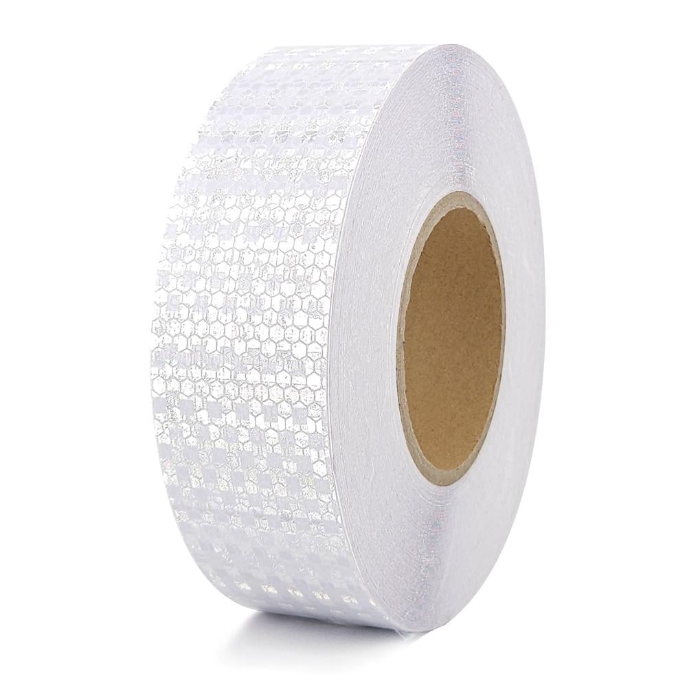 Светоотражающая лента клейкая HF Lattice 5 см х 50 м Белый (488497459)