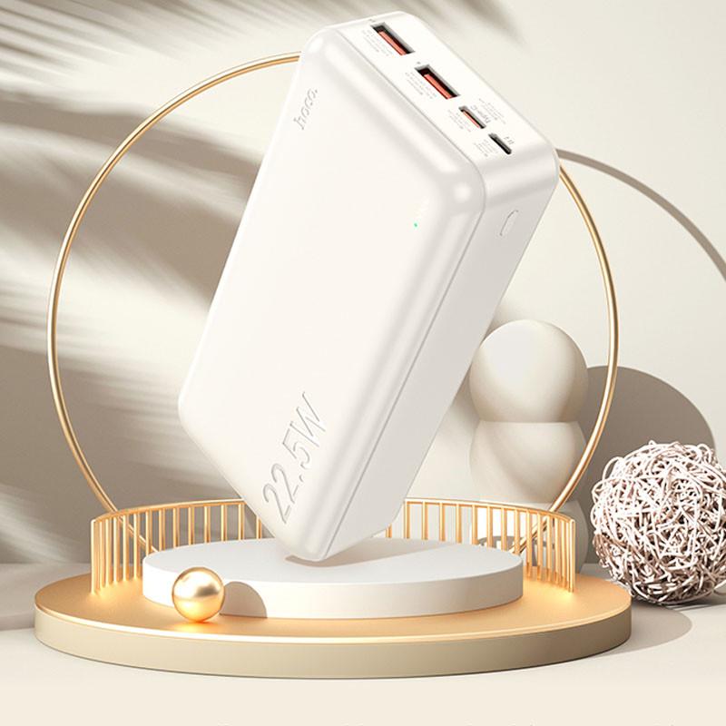 Повербанк Hoco J101B Astute PD20W+22,5W 30000 mAh Белый (00000058381_2) - фото 3 Повербанк Hoco J101B Astute PD20W+22,5W 30000 mAh Белый (00000058381_2) - фото 3