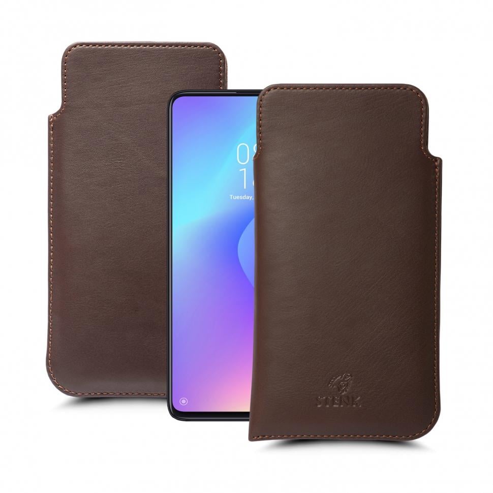 Футляр Stenk Elegance для Xiaomi Mi 9T Pro Коричневый (64578)