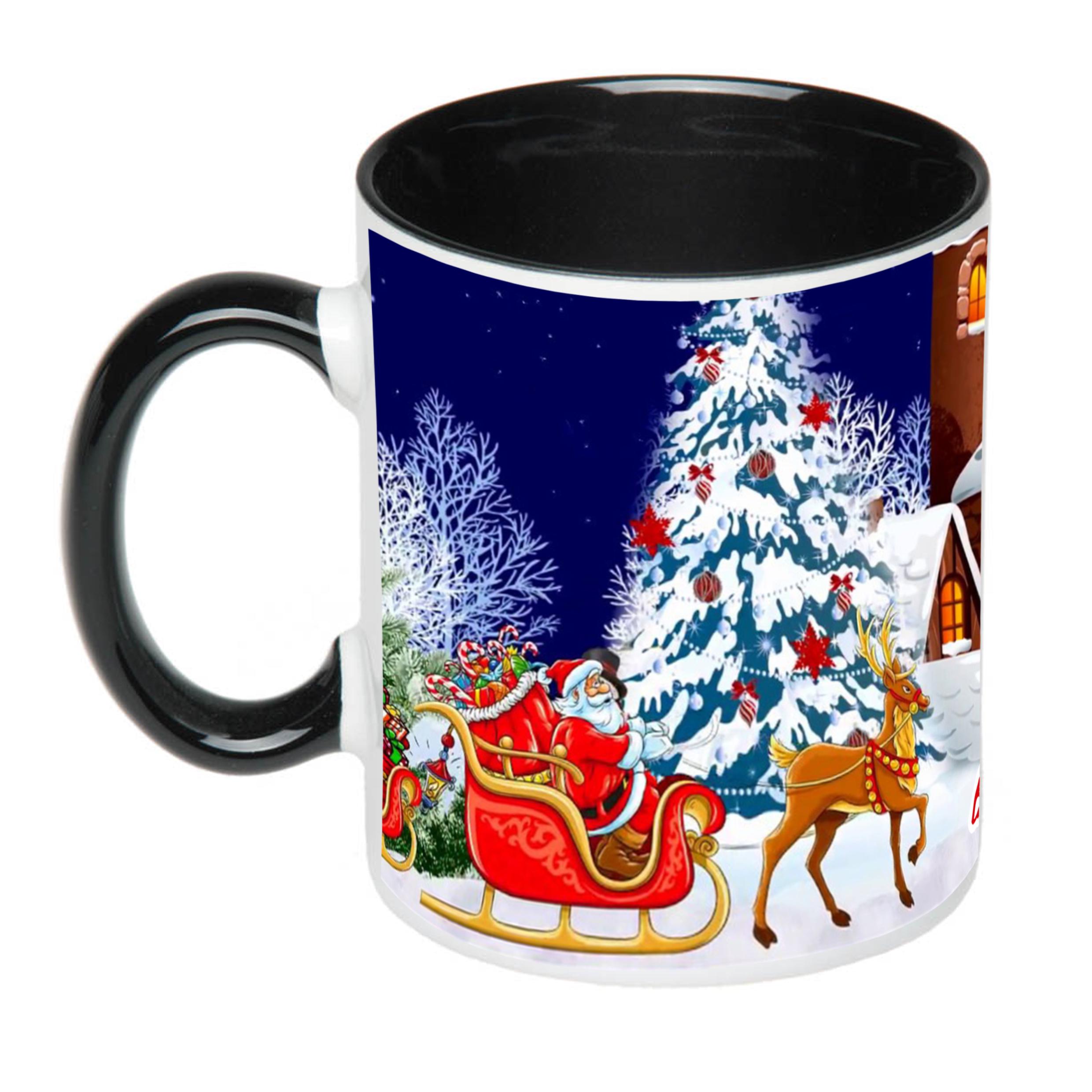 Чашка з принтом "Від святого Миколая" з ім'ям 330 мл Чорний (16598) - фото 2 Чашка з принтом "Від святого Миколая" з ім'ям 330 мл Чорний (16598) - фото 2