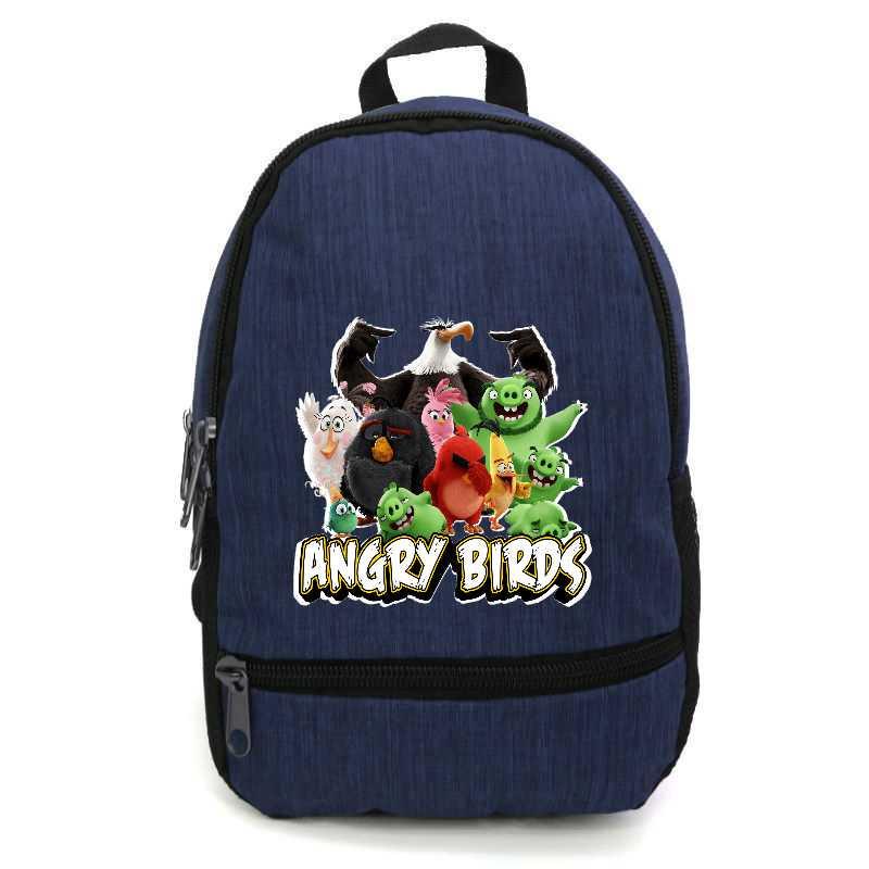 Школьный рюкзак подростковый Cappuccino Toys с принтом Angry Birds ANG-009 12,5 л Синий (2133990344)