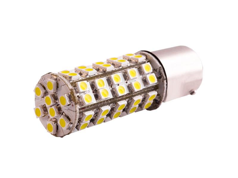 Автолампа светодиодная T25 P21W 1156 12 В SMD1206-68led Белый (516)