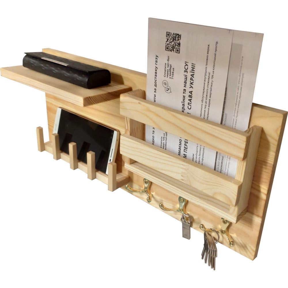 Ключница настенная в прихожую деревянная (2087913044) - фото 2