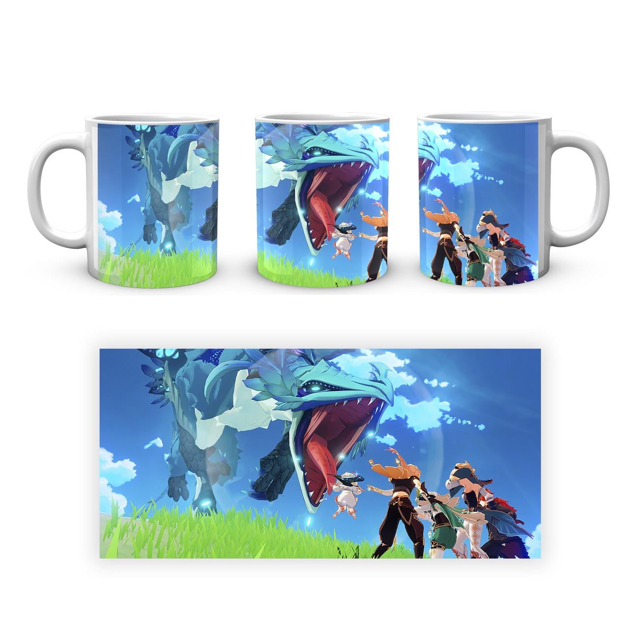 Чашка GeekLand Genshin Impact Сражение против Двалина (GN 02.491)