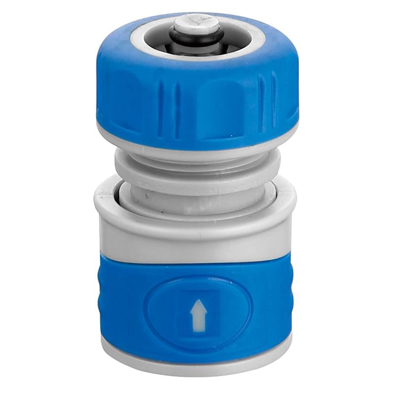 Конектор обгумованний 1/2'' для шланга з аквастопом (GS6202Т)