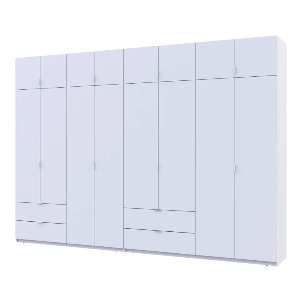 Шкаф для одежды Doros Лукас DRS-011691 4/4 ДСП 340х50х240 см Белый (42005138)