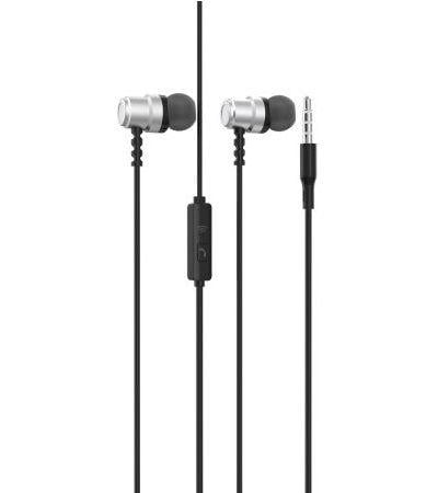 Наушники SkyDolphin SR28 Metal с микрофоном Silver (HF-000473)