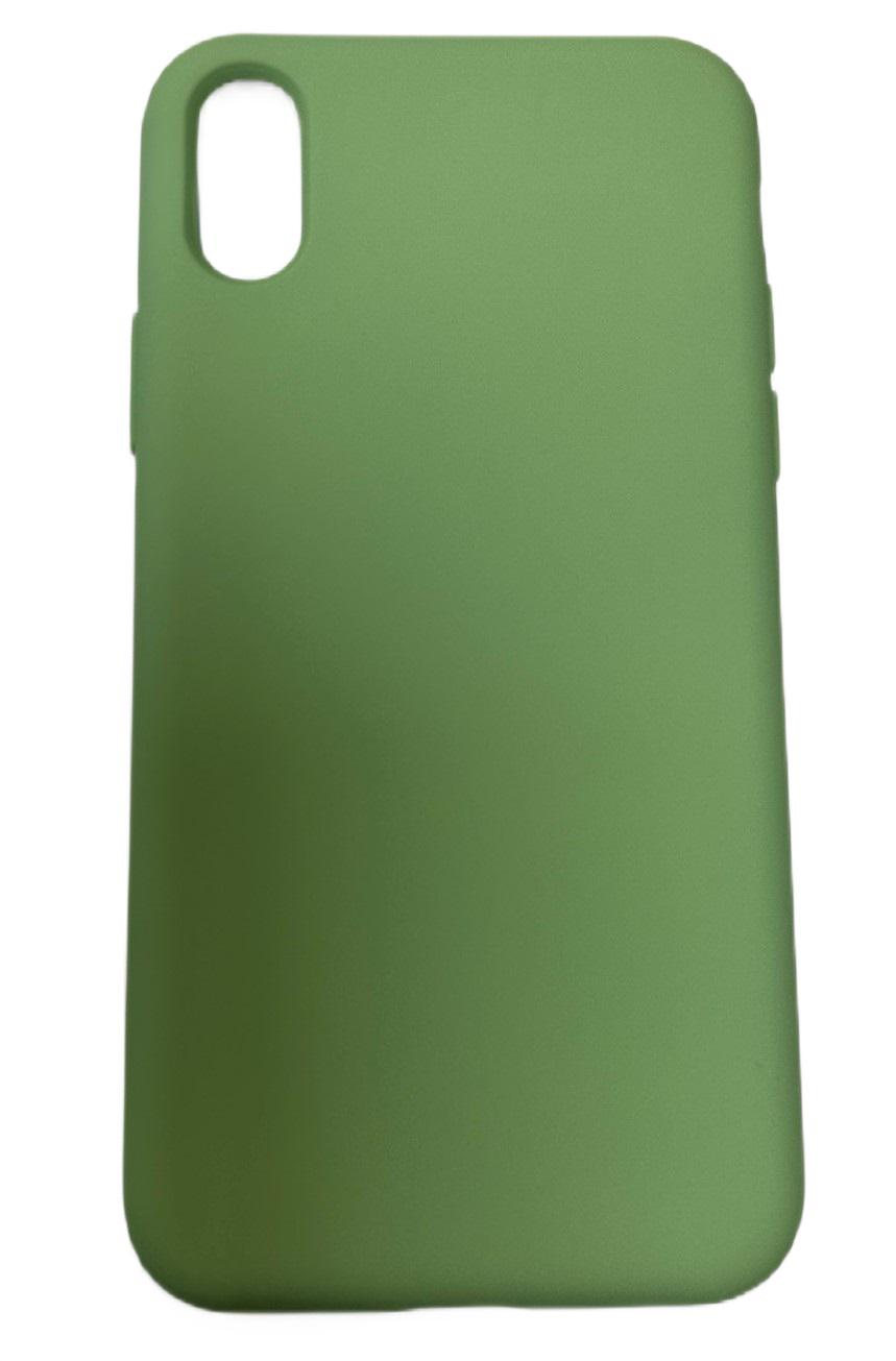 Чехол силиконовый Silicone Case Iphone X/XS Light Green - фото 1