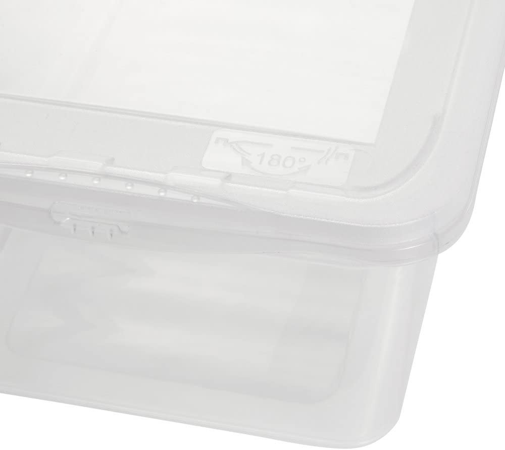 Ящик для зберігання з кришкою Keeeper Bea 5,6 л Прозорий (Кее-0578) - фото 4