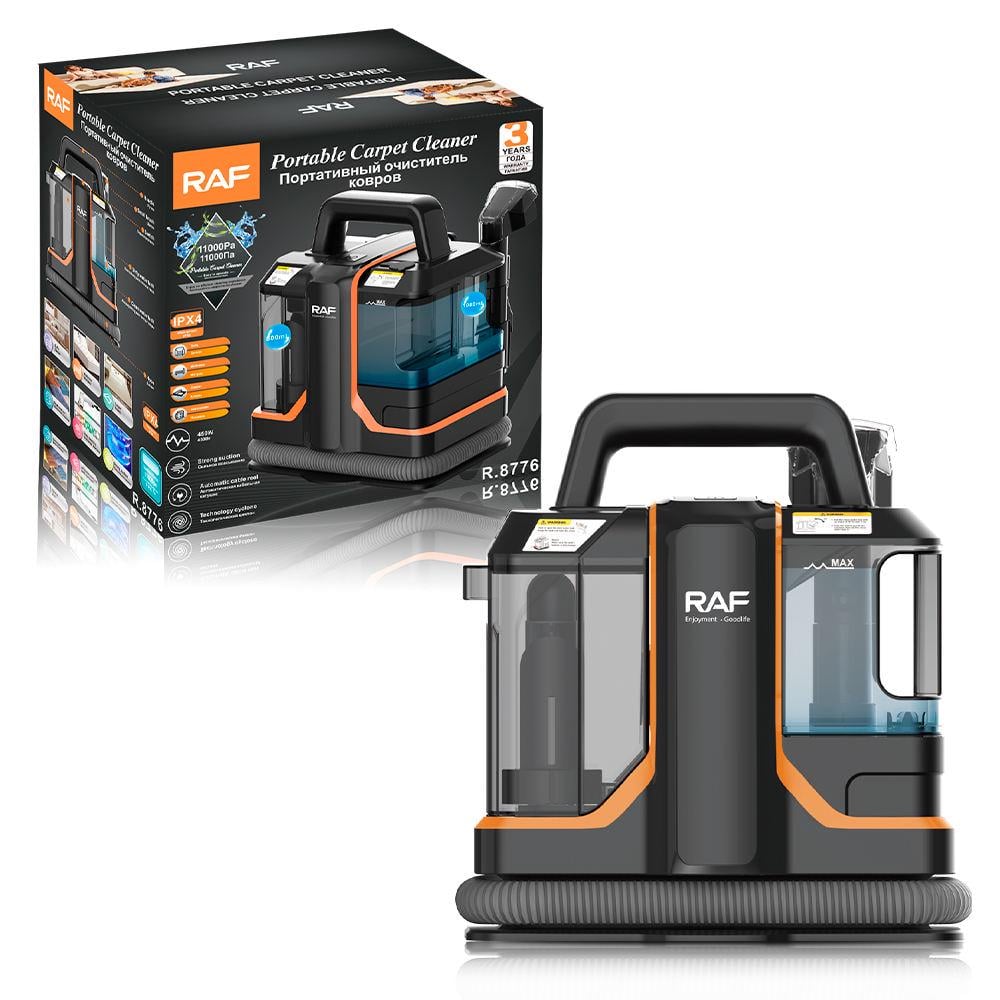 Мини-пылесос RAF R.8776 для мокрой и сухой уборки с функцией пятновывода - фото 3 Мини-пылесос RAF R.8776 для мокрой и сухой уборки с функцией пятновывода - фото 3