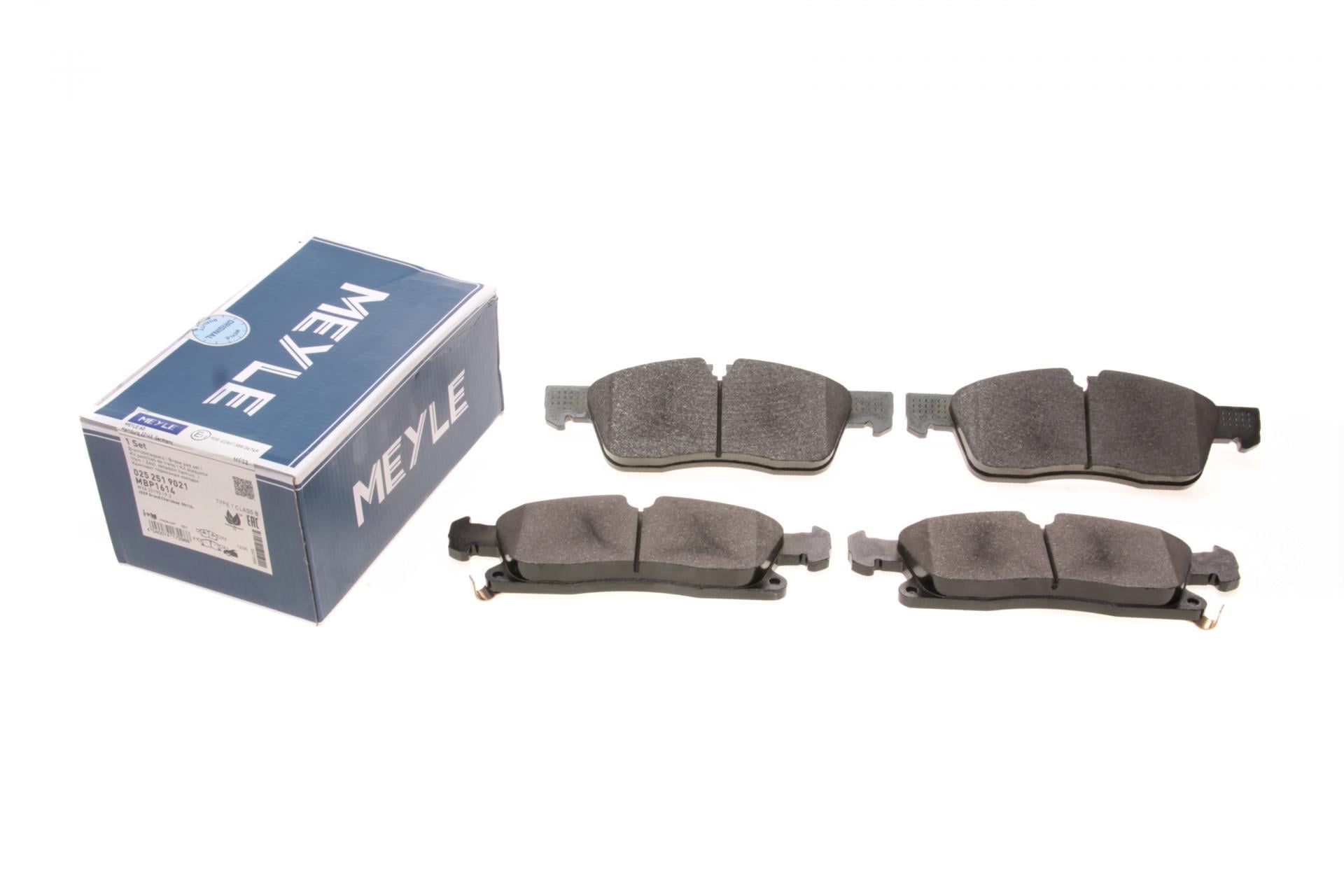 Колодки тормозные передние Meyle Jeep Grand Cherokee IV 3.0-6.4 10-194.6x64.1x19.2 (025 251 9021 MEYLE)