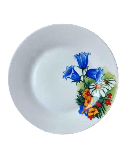 Тарелка S&T Колокольчики 23 см Белый (ST30002-1700)