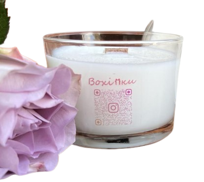 Аромасвеча из соевого воска Букет роз
