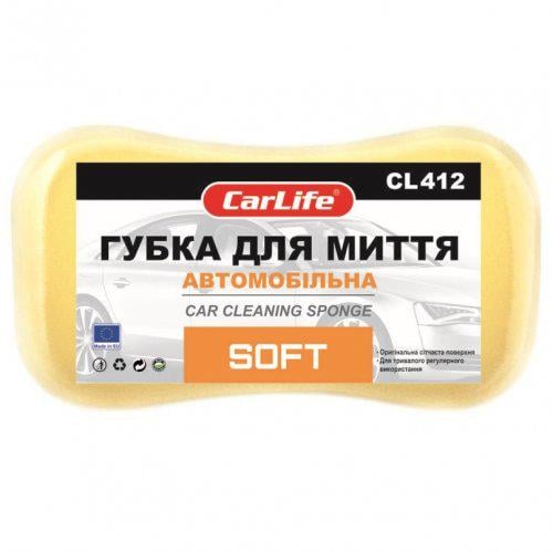 Губка 220х120х60 мм з дрібними порами Carlife СL-412 Soft (278664)