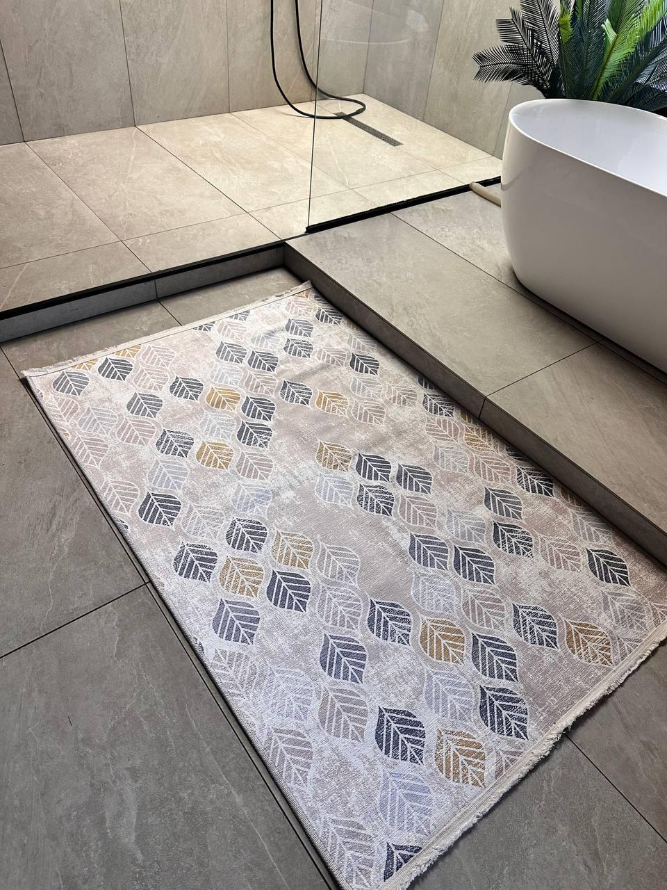 Килим безворсовий з шенілу та бавовни антиковзаючий 120х180 см (366)