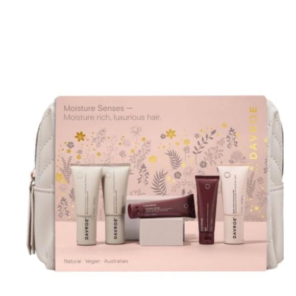 Набір для зволоження волосся в косметичці Davroe Moisture Senses Travel Pack (9326123011138)