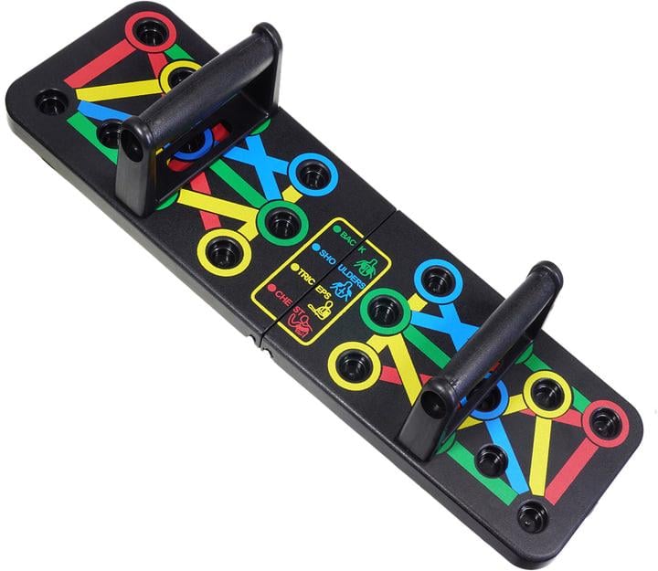 Стойка для отжиманий регулируемая Supretto 14в1 Черный (260651)