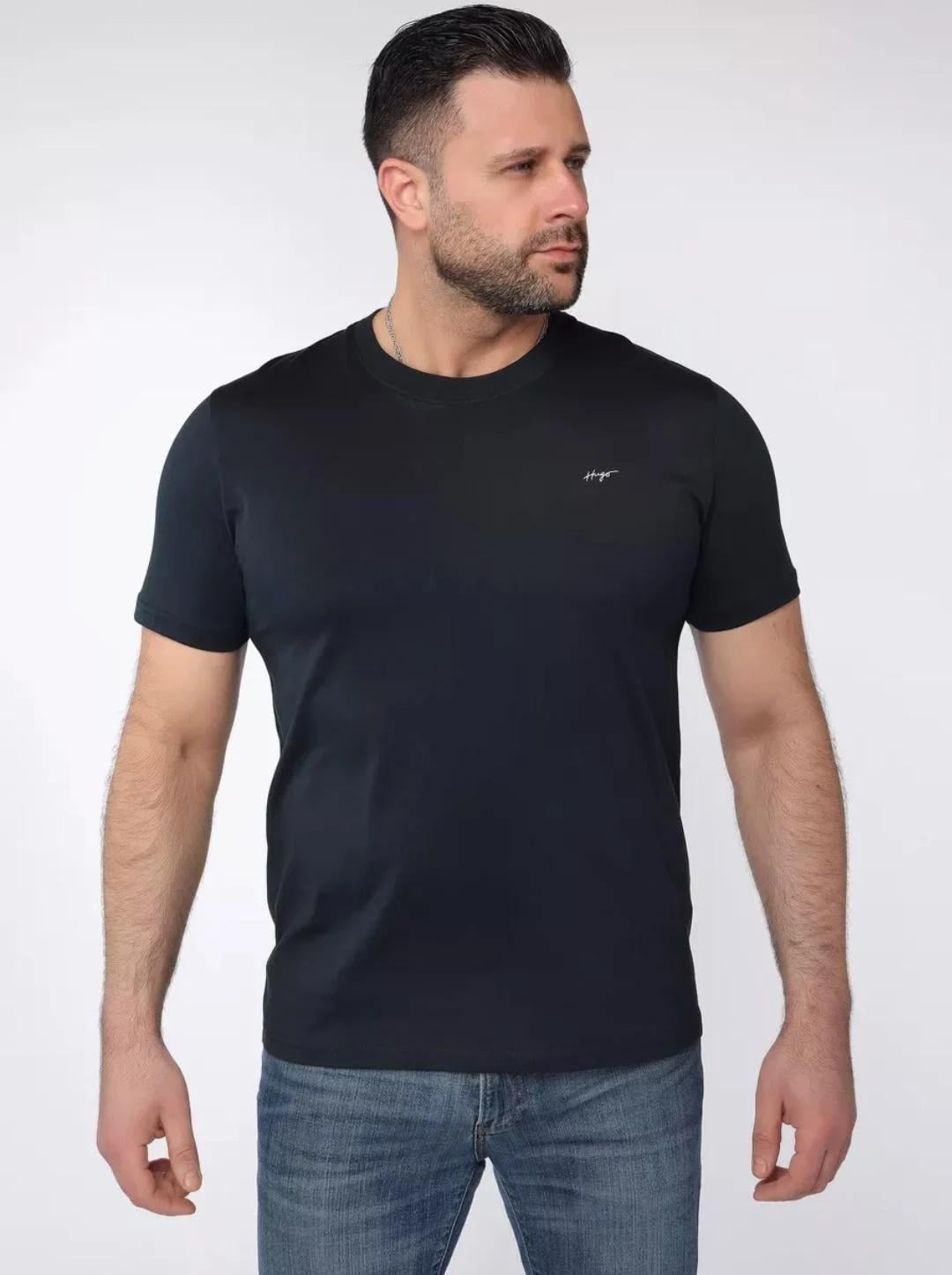 Футболка мужская Hugo Boss Relaxed-Fit Handwritten Logo 2028BL 3XL (17888892)