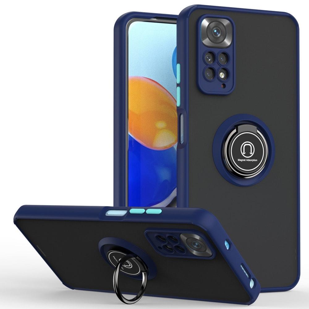 Защитный чехол MatteLuxe Xiaomi Redmi Note 11 Pro (4G/5G) (с кольцом) Blue (34248-28)