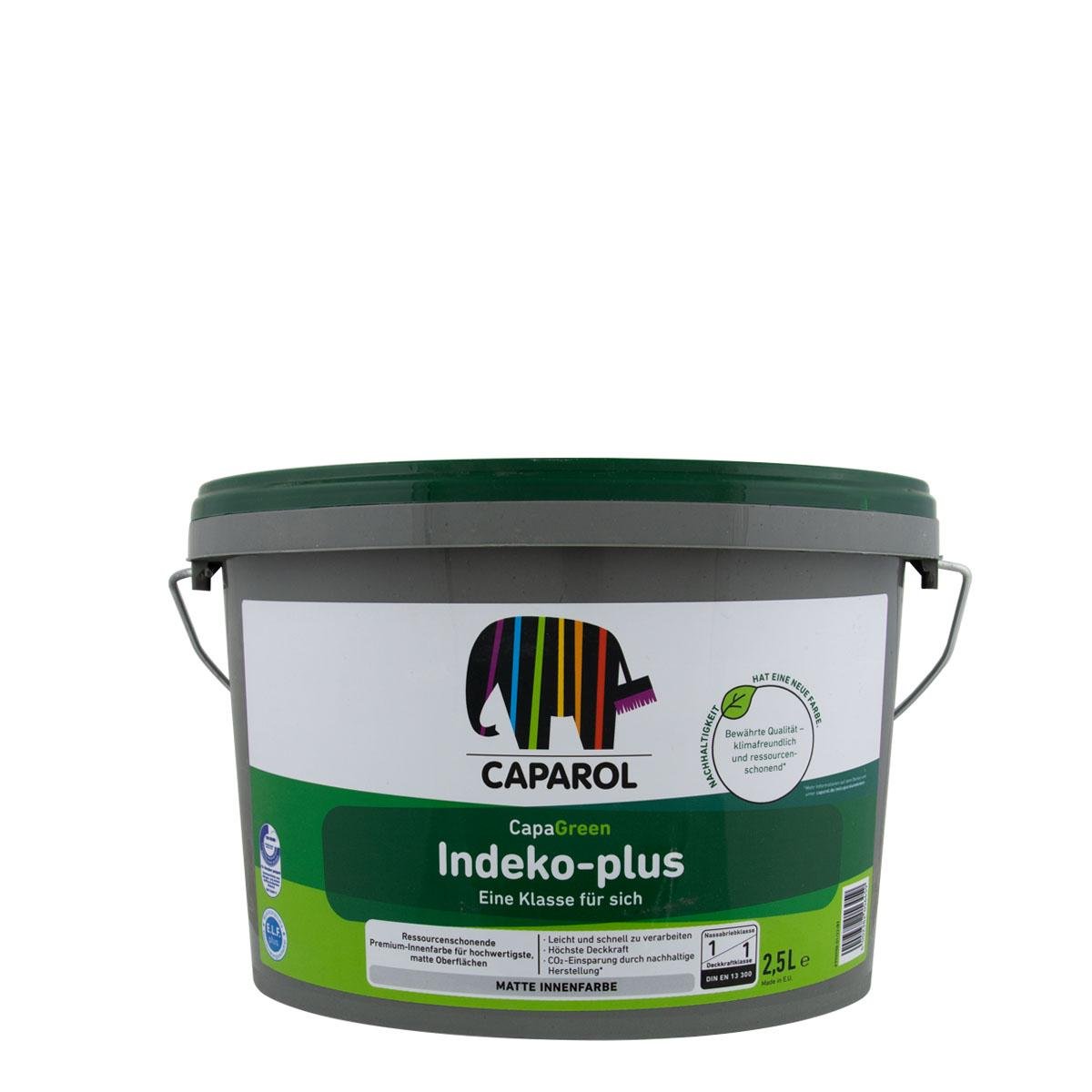 Краска интерьерная дисперсионная Caparol Indeko-plus глубокоматовая Caparol Indeko-plus 2,5 л Белый (1814299331)
