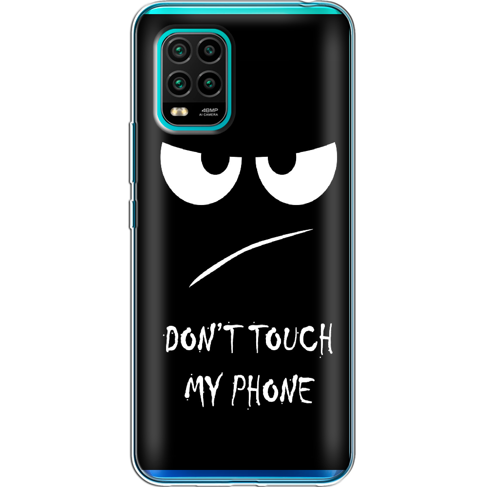 Чехол с рисунком Boxface Xiaomi Mi 10 Lite Don't Touch my Phone Прозрачный силикон (39438-up535-39438)