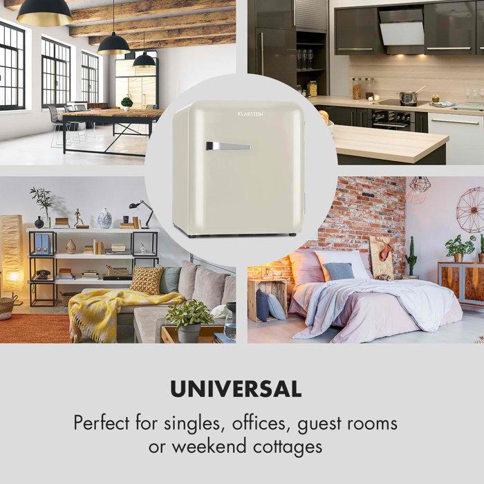 Холодильник мини ретро KLARSTEIN Audrey 2 уровня 48 л (10034321) - фото 5 Холодильник мини ретро KLARSTEIN Audrey 2 уровня 48 л (10034321) - фото 5