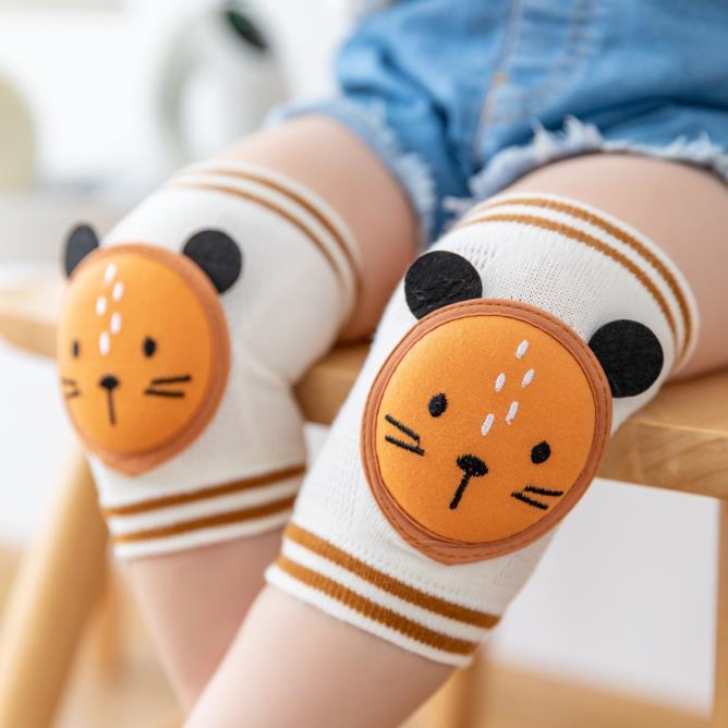 Наколінники/налокітники для повзання малюків Duck Happy 2в1 Котик Коричневий (М420175)