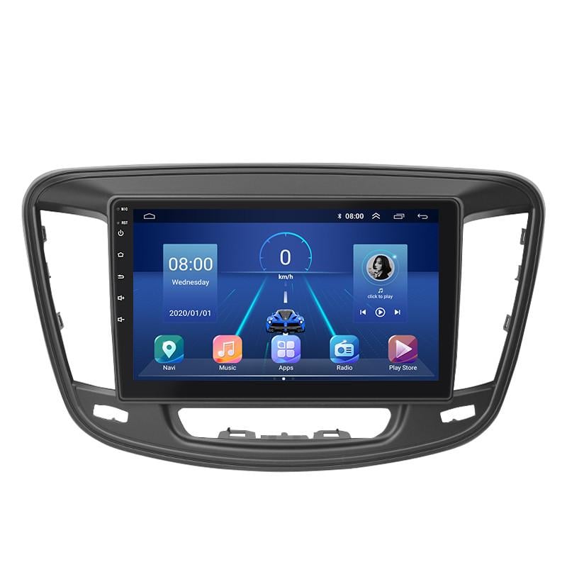 Автомагнитола штатная Lesko 4G/Wi-Fi/GPS для Chrysler 200 II 2014-2017 2/32Gb 10" (2201398825)