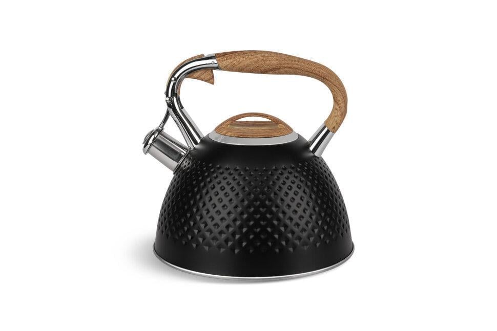 Чайник зі свистком Edenberg EB-8829 із нержавіючої сталі 3 л Чорний (57-46-EB-8829) - фото 1