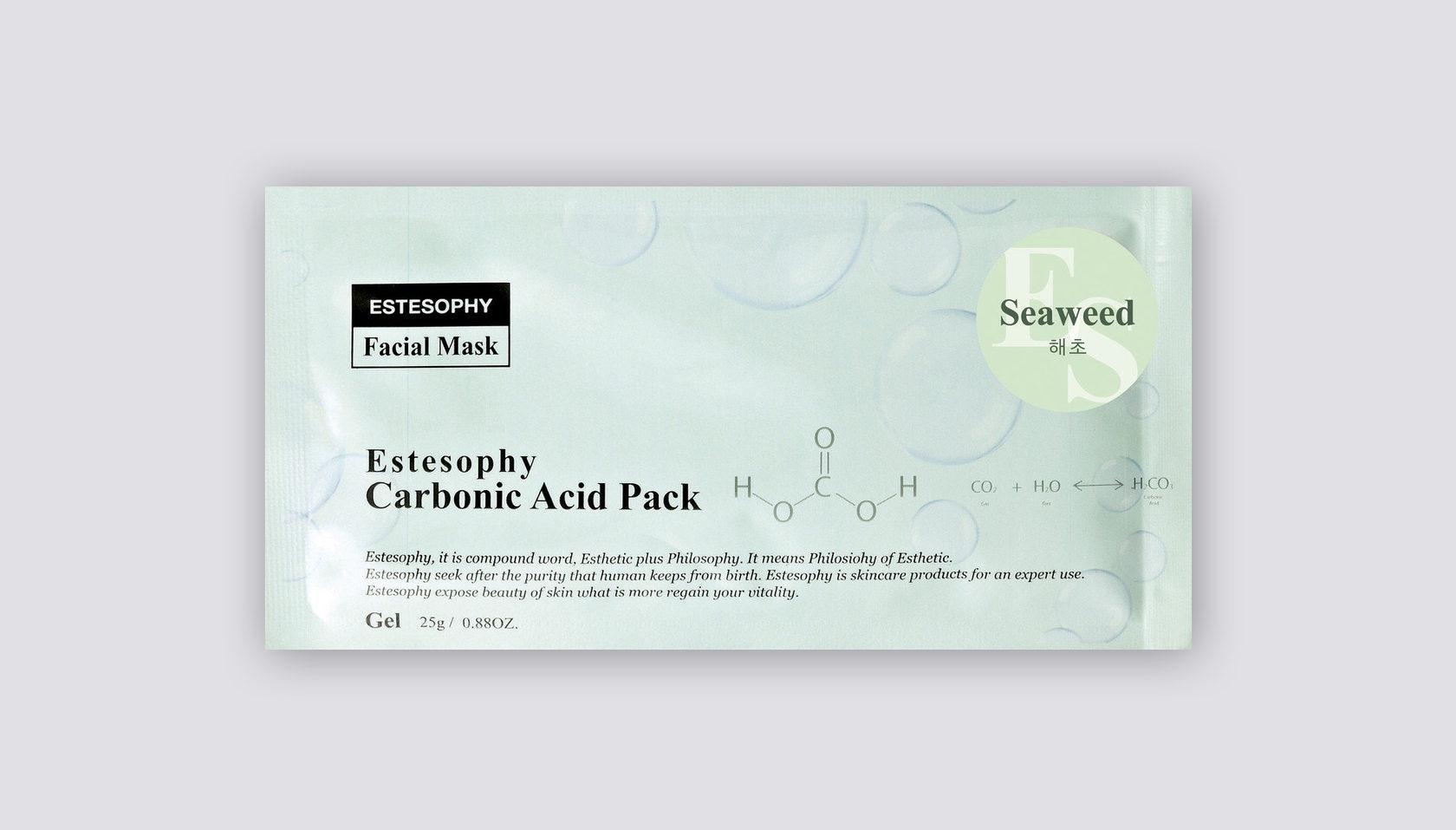 Маска для лица карбокситерапия Estesophy Carbonic Acid Seaweed 1 шт. (1032399379)