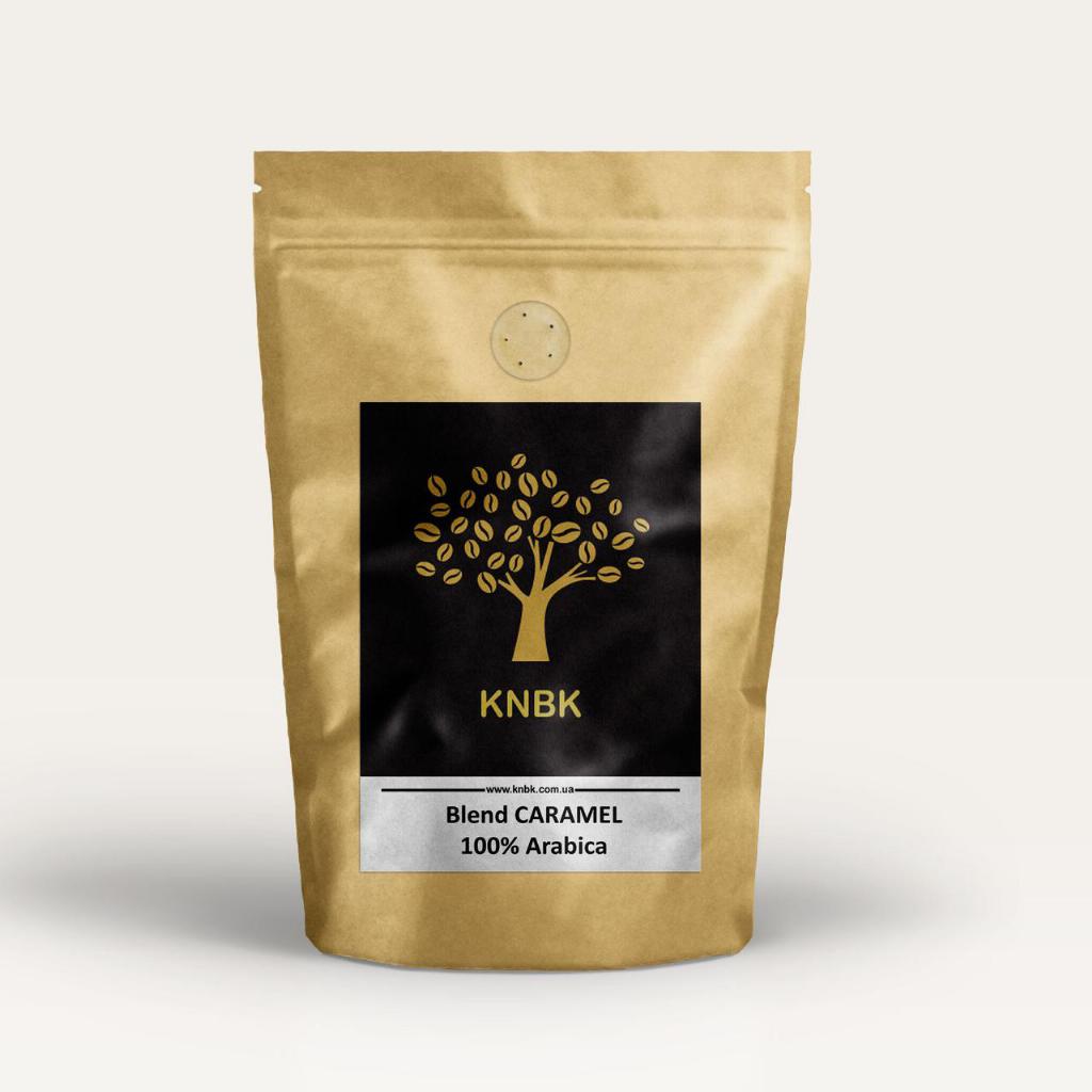 Кофе свежеобжаренный купаж сортов knbk caramel арабика 100% 250 г (168-65146)