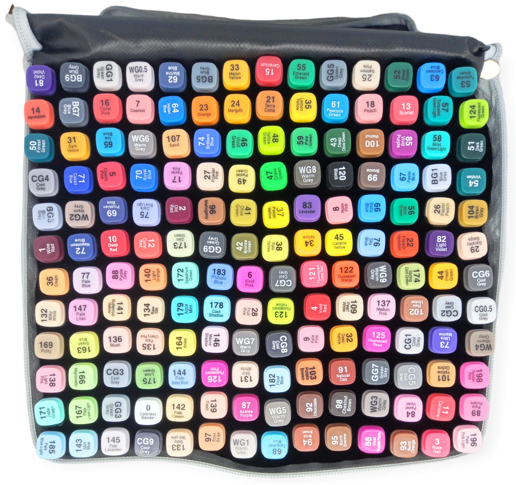 Скетч-маркеры Touch Kaikai двухсторонние/спиртовые по номерам в сумке с ремешком 168 шт. (11395179) - фото 2 Скетч-маркеры Touch Kaikai двухсторонние/спиртовые по номерам в сумке с ремешком 168 шт. (11395179) - фото 2