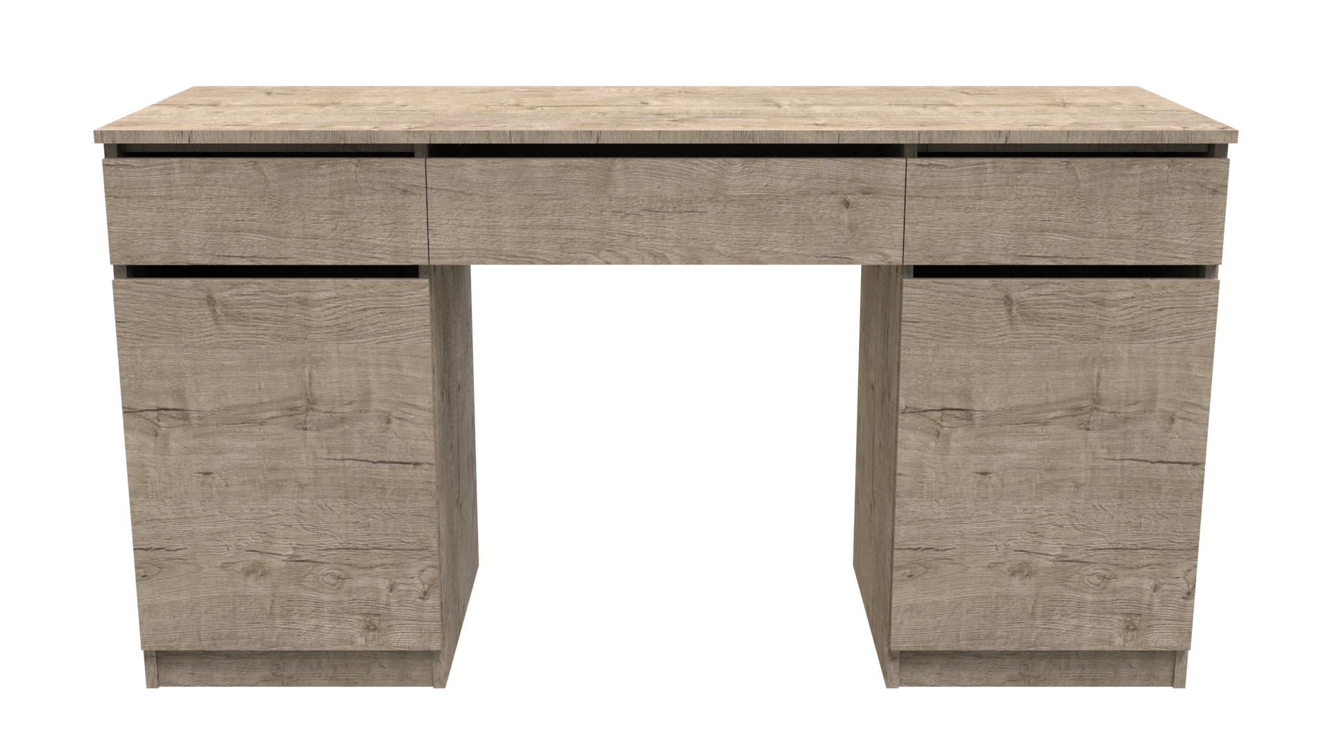Стол компьютерный Ferrum-decor Вито 2 ДСП 16 мм 750x1400x500 мм Дуб Сан-Марино (FRD-104831)